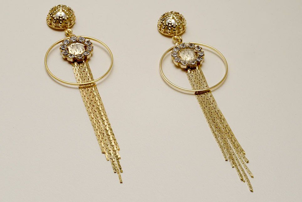 Brinco Folheado a Ouro - Daruma Bijuterias