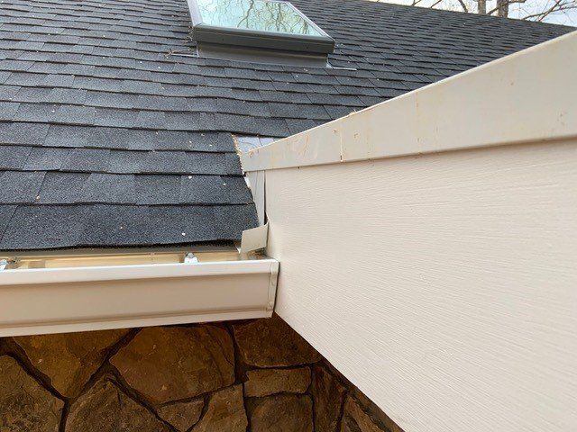 White K Style Gutter — Charlottesville, VA — Straightedge Inc.