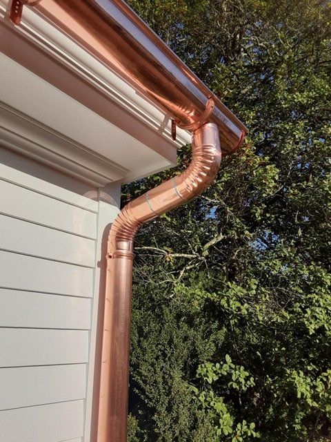 White House with Newly Install Gutter — Charlottesville, VA — Straightedge Inc.