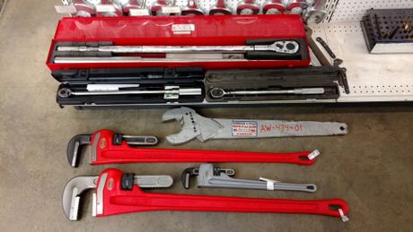 Different Kinds of Wrenches — Rostraver Township, PA — Phile & Farnham Rental & Sales