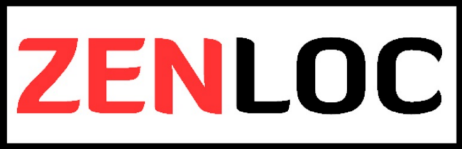 The logo for Zenloc, We provide portable and rechargeable security alarms to protect you RV.