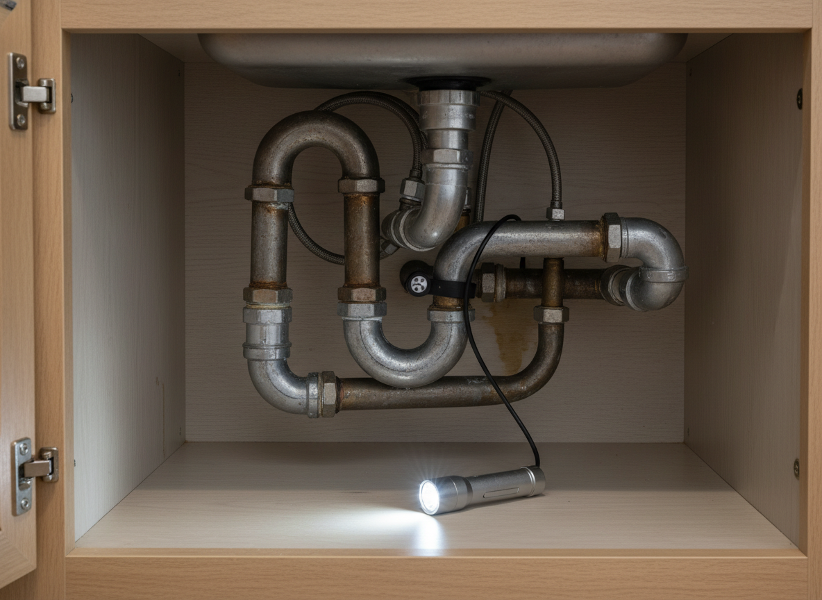 Έλεγχος σωληνώσεων μπάνιου