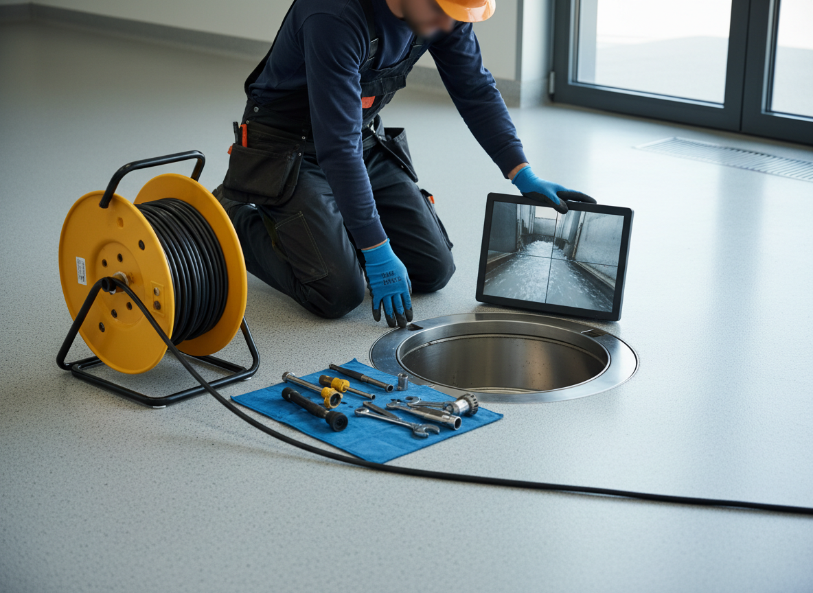 Έλεγχος αποχέτευσης με κάμερα – CCTV επιθεώρηση