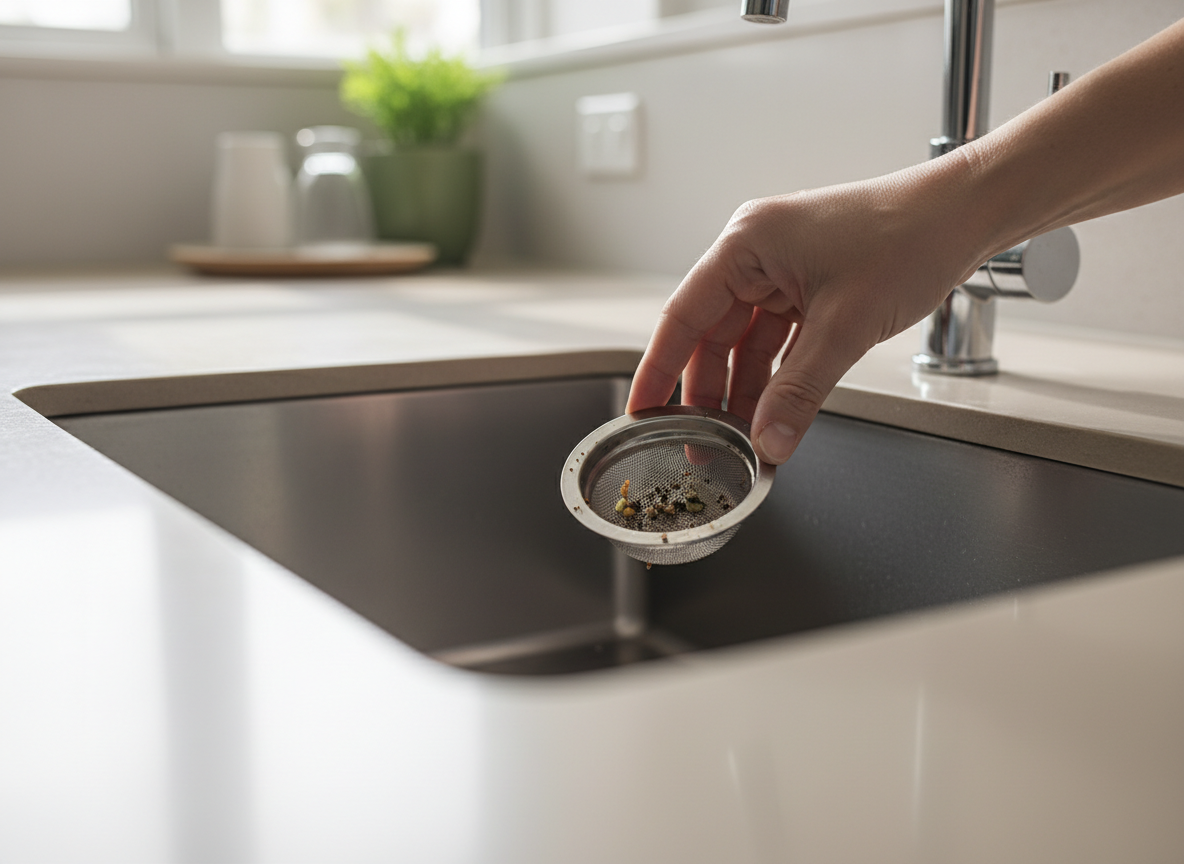 Καθαρισμός νεροχύτη κουζίνας