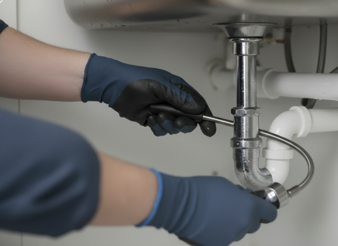 Καθαρισμός αποχέτευσης κουζίνας