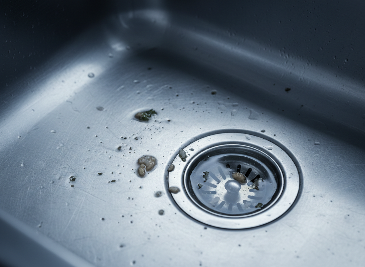 Νεροχύτης κουζίνας - στόμιο αποστράγγισης