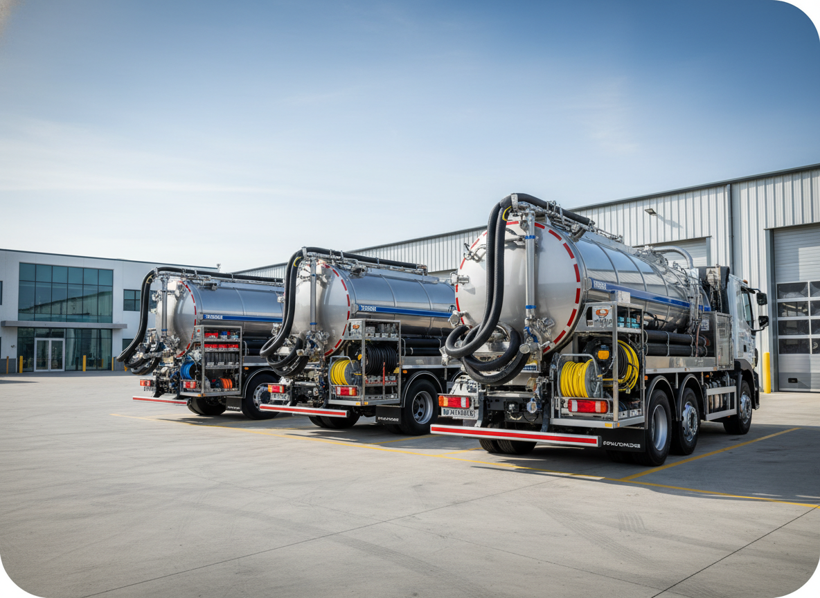 Σύγχρονος στόλος αποφρακτικών οχημάτων Adamidis Bros