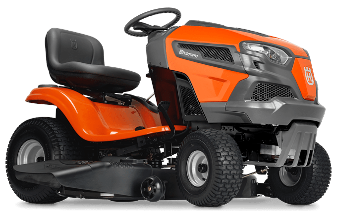 A Husqvarna Lawn Mower Is Shown On A White Background — Leslie Farm & Garden Machinery In South Grafton, NSW