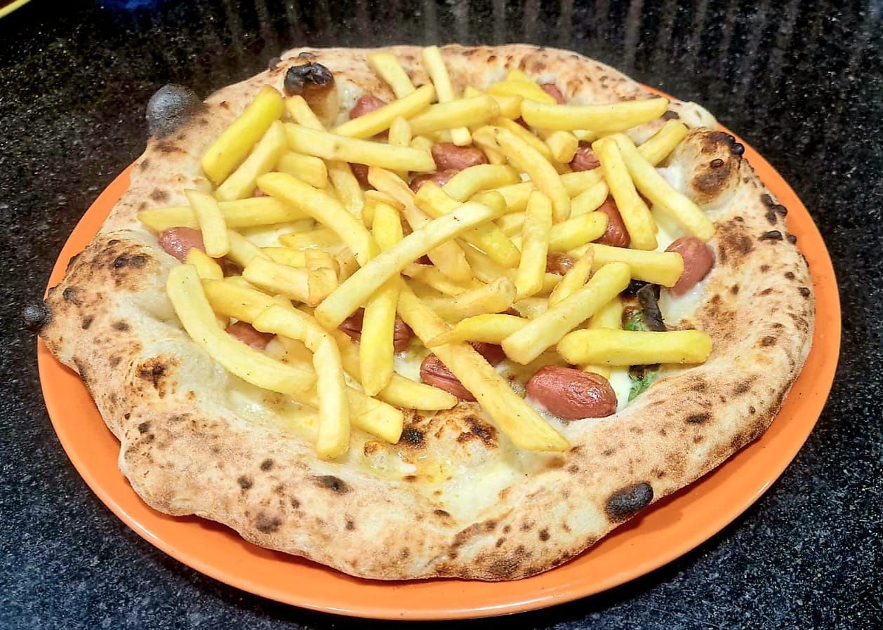 pizza con mozzarella di bufala
