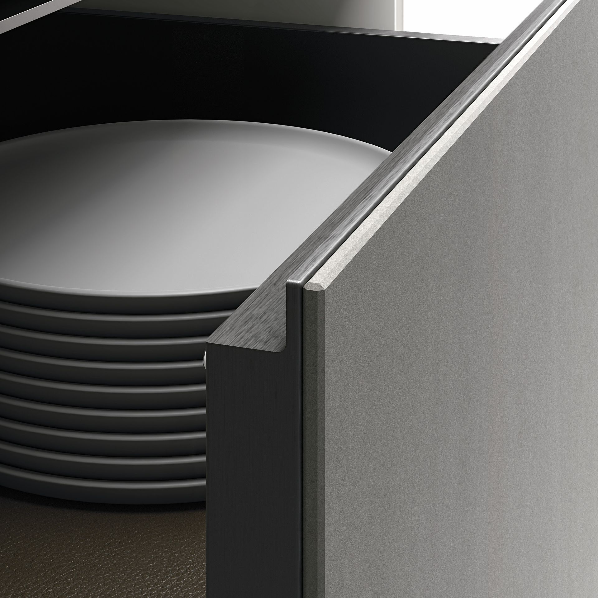 Stosa Aliant telaio nero spazzolato - Mobil Coop Arredamenti Castrocaro Terme