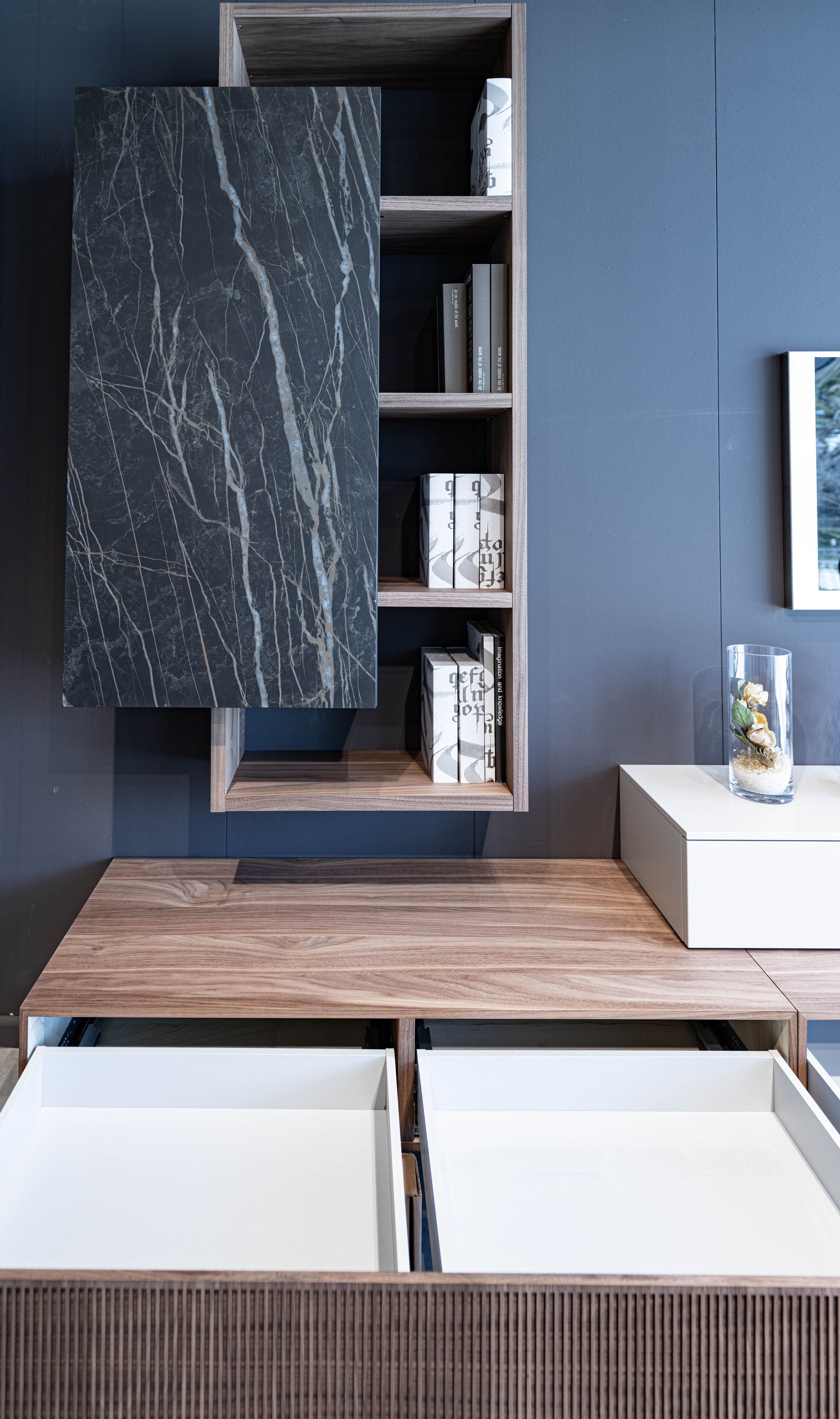 Parete attrezzata soggiorno - Mobil Coop Arredamenti Showroom Castrocaro Terme