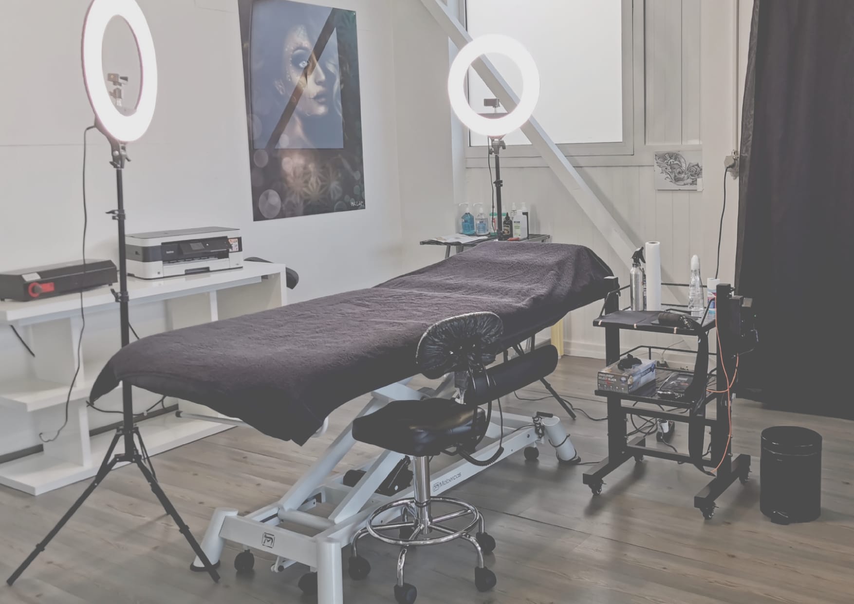 table de tatouage hygiène