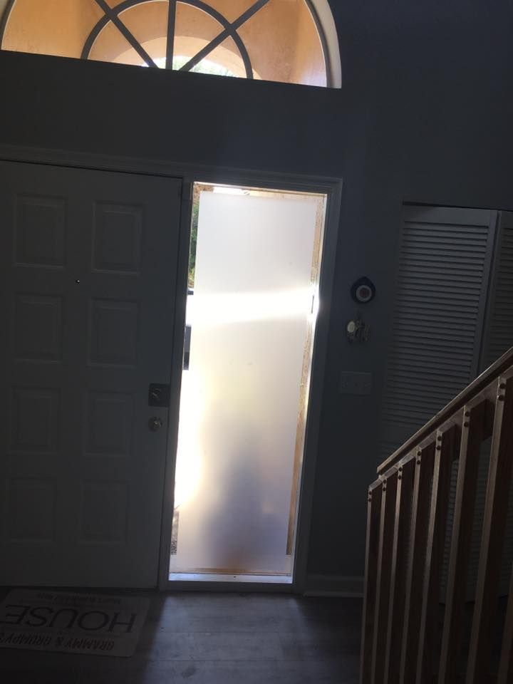 A door that has the word house on it