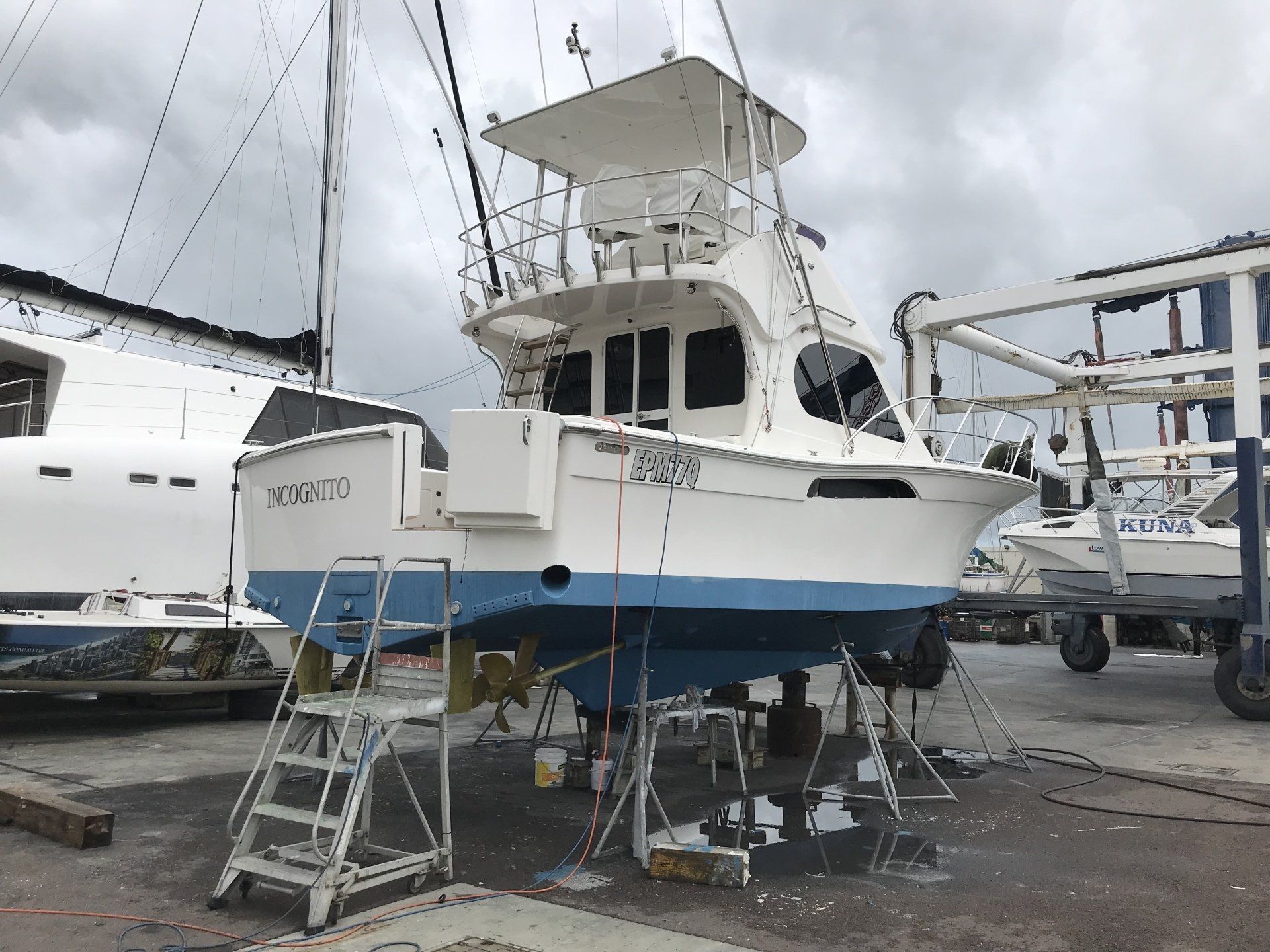 Repairing And Painting Yacht - Boat Transportation in South Townsville, QLD