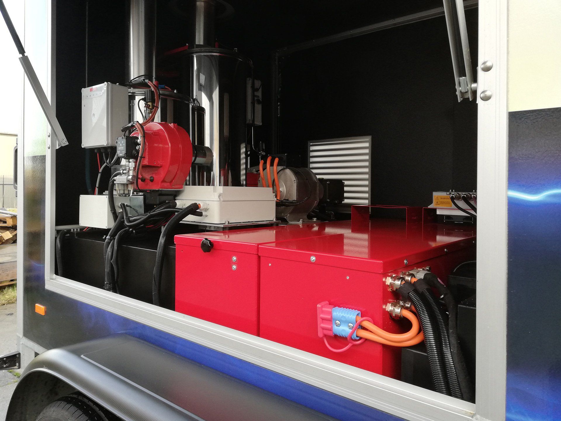 Meclean Remorque haute pression électrique HDTE 250/15 moteur électrique