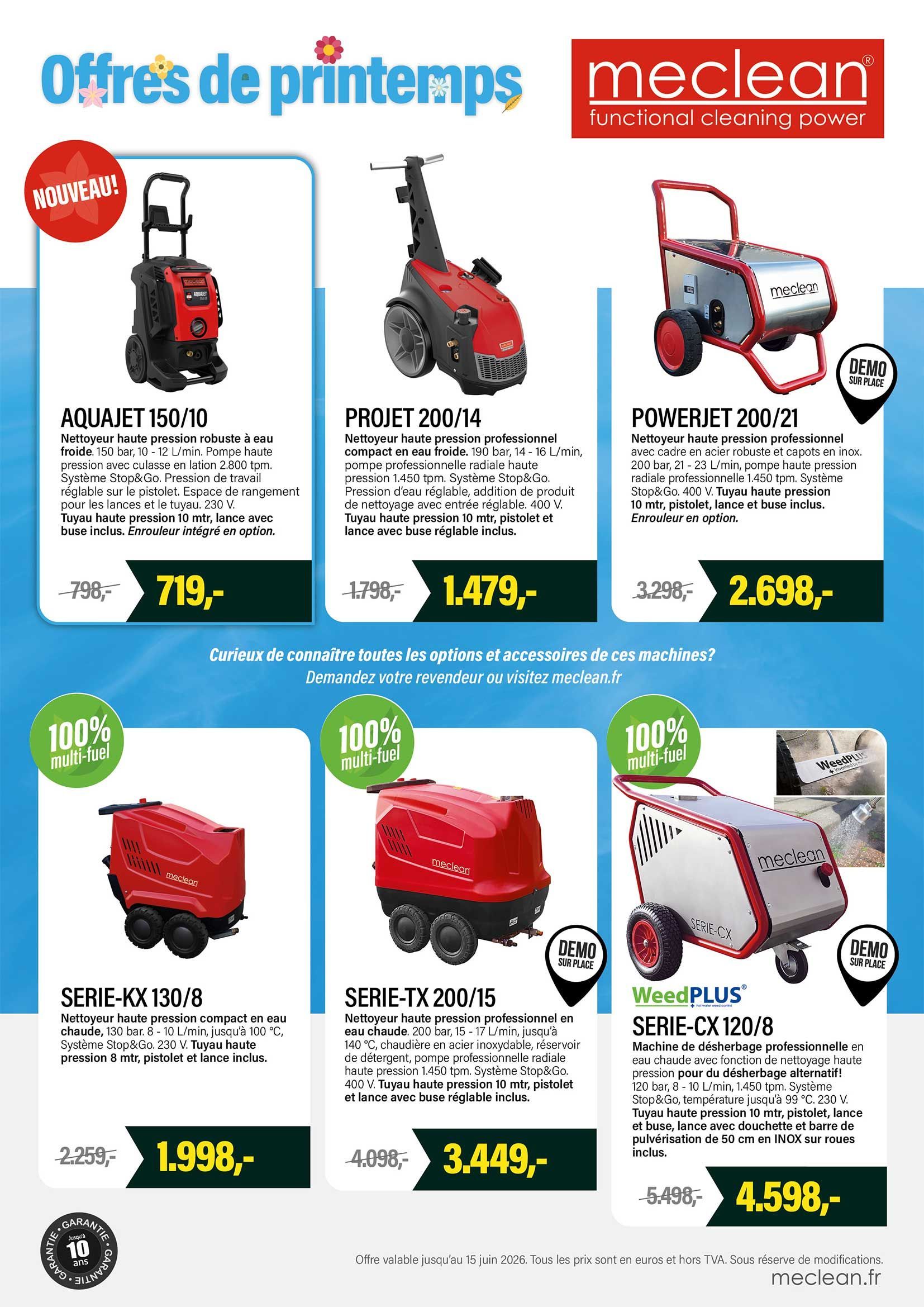 Meclean Offres de printemps 2026 A4 flyer