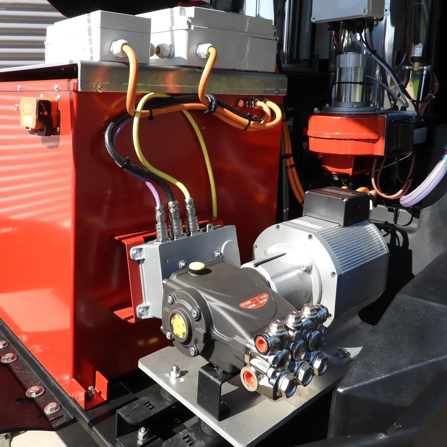 Meclean remorque compacte à haute pression TJLE 250/15 moteur électrique