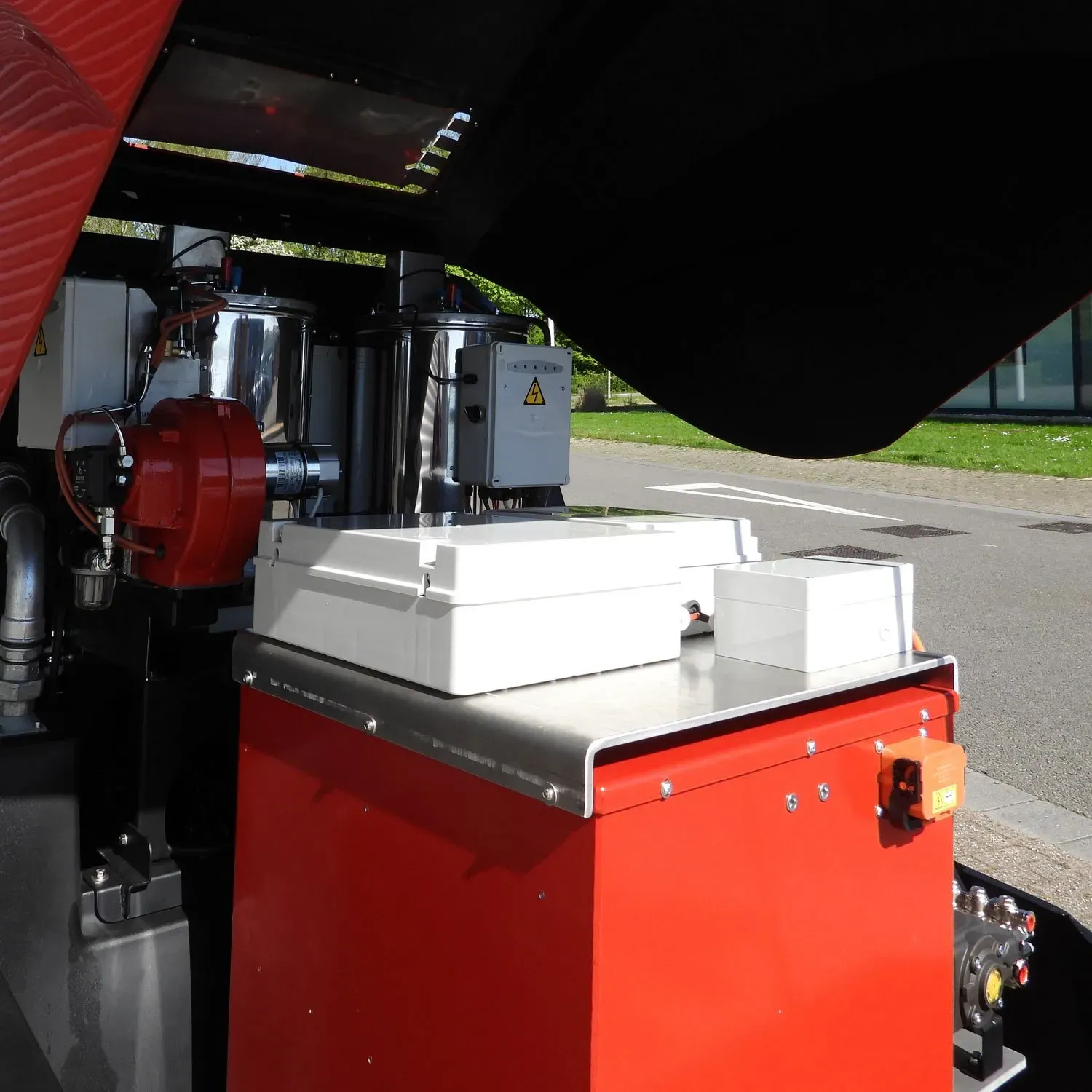 Meclean remorque compacte à haute pression TJLE 250/15 batterie