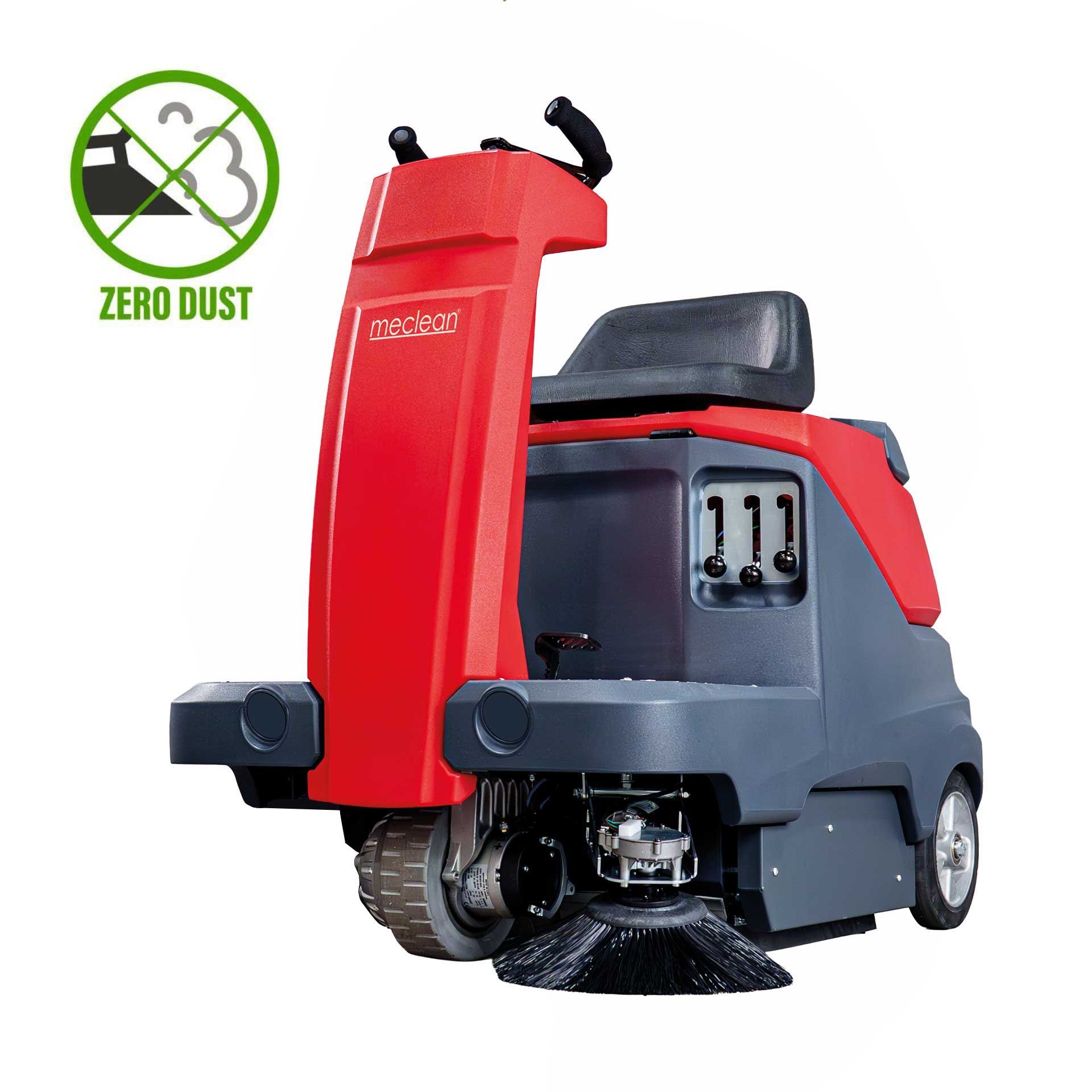 Meclean balayeuse autoportée entraînement par batterie professionnelle BUSTER 1050 Basic