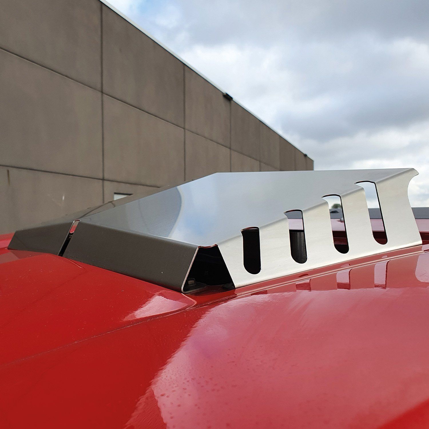 Meclean remorque haute pression Trailerjet TJM 200/21 entrainement par moteur diesel detail cheminees streamline Inox