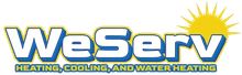 Weserv Heating, Cooling, and Water Heating logo