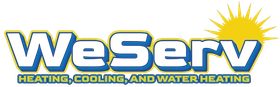 Weserv Heating, Cooling, and Water Heating logo