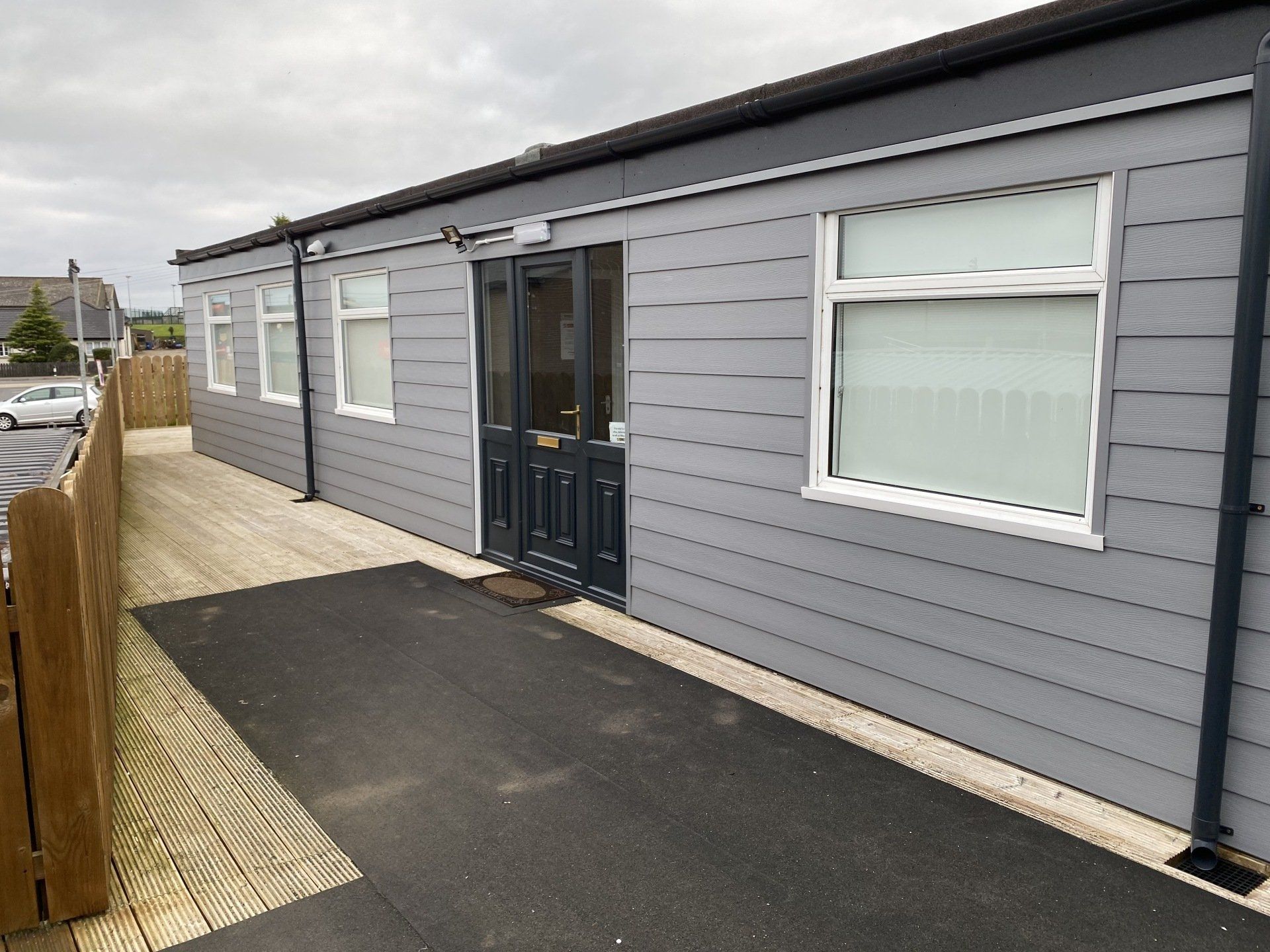 Exterior cladding in Banbridge buiding