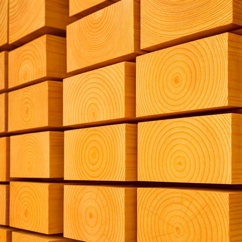 Vigas de Pino (Construcción)