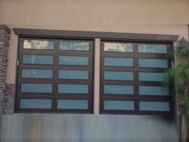 Squared Tile Glass Door Design — Moreno Valley, CA — Bella Doors