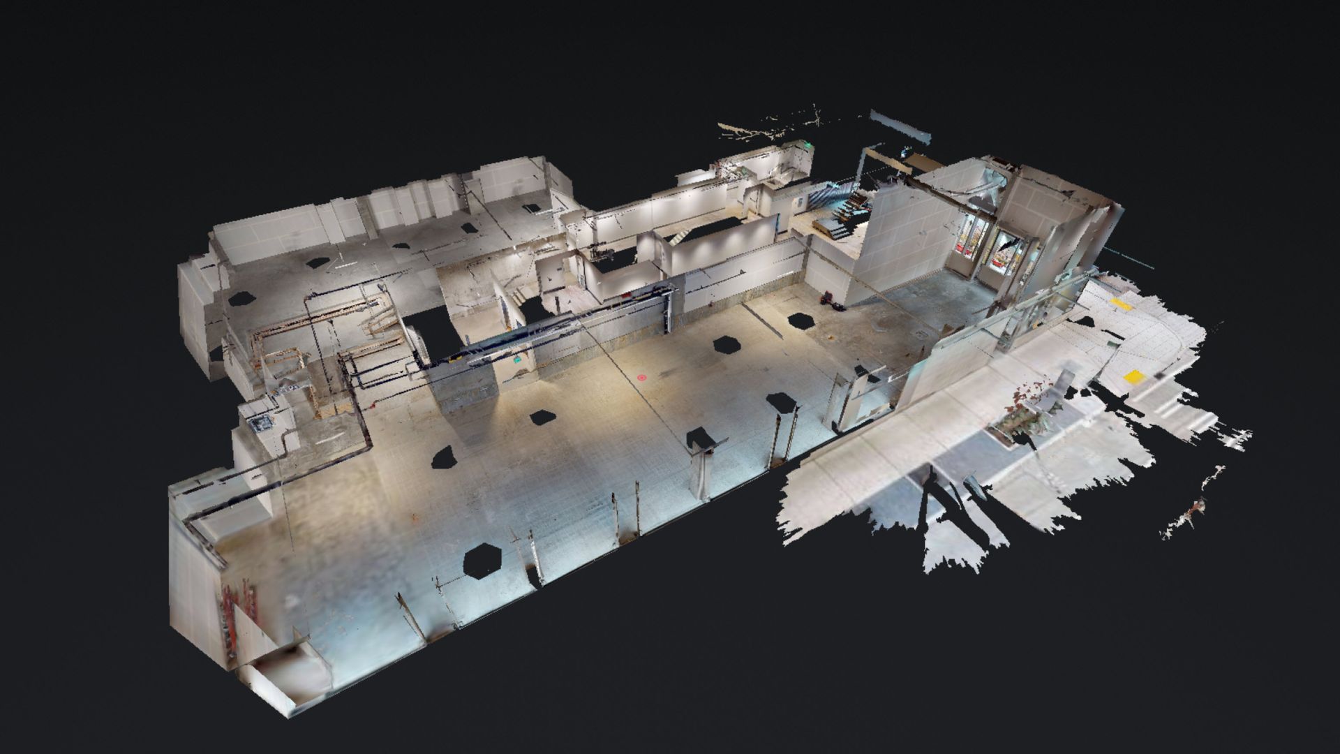 Restaurant: Reality Capture, Laser Scanning, As-built Conditions, BIM Model Development, Digital Twin Assets
