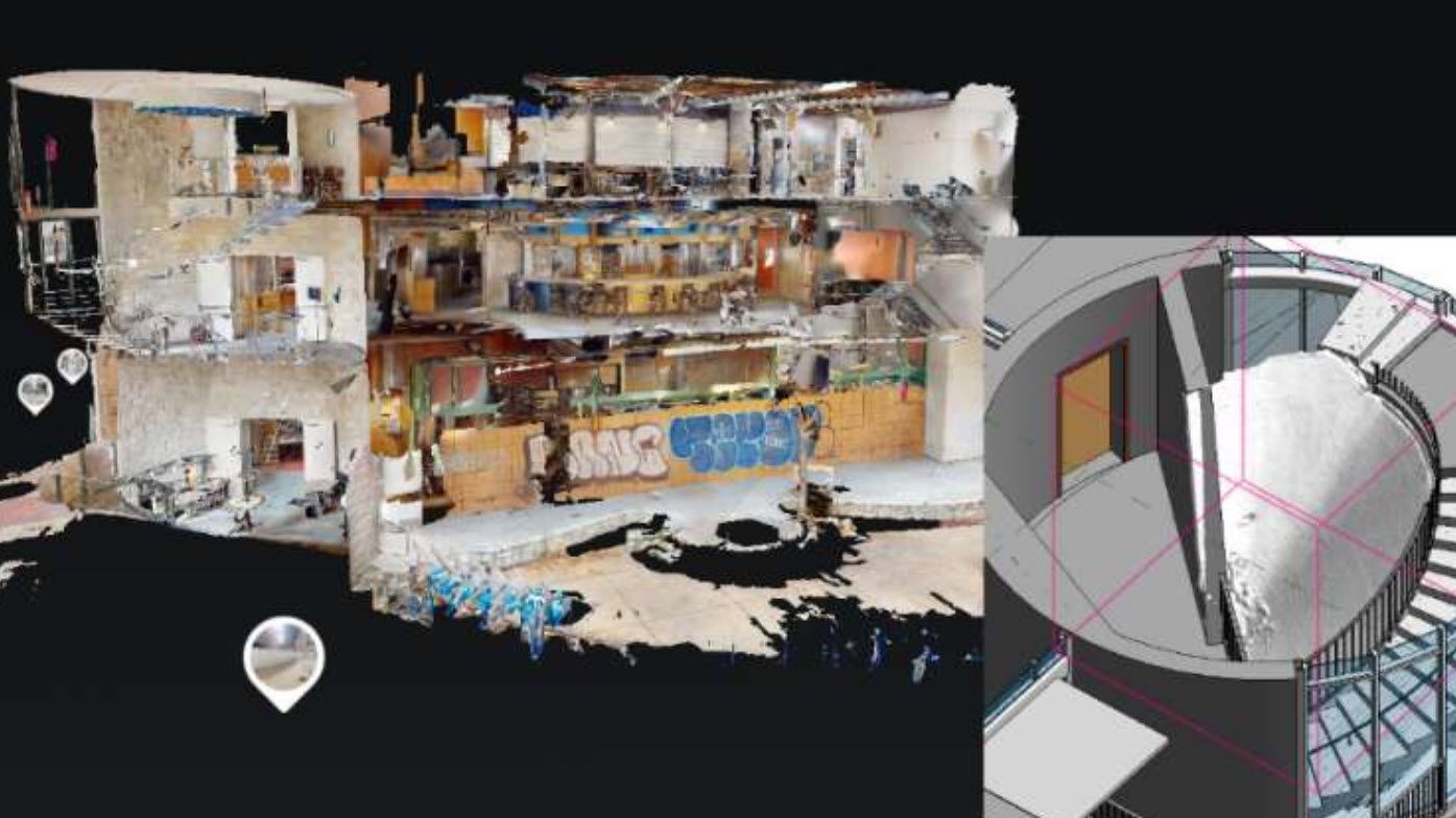 Restaurant Renovation: Reality Capture, Laser Scanning, As-built Conditions, BIM Model Development, Digital Twin Assets