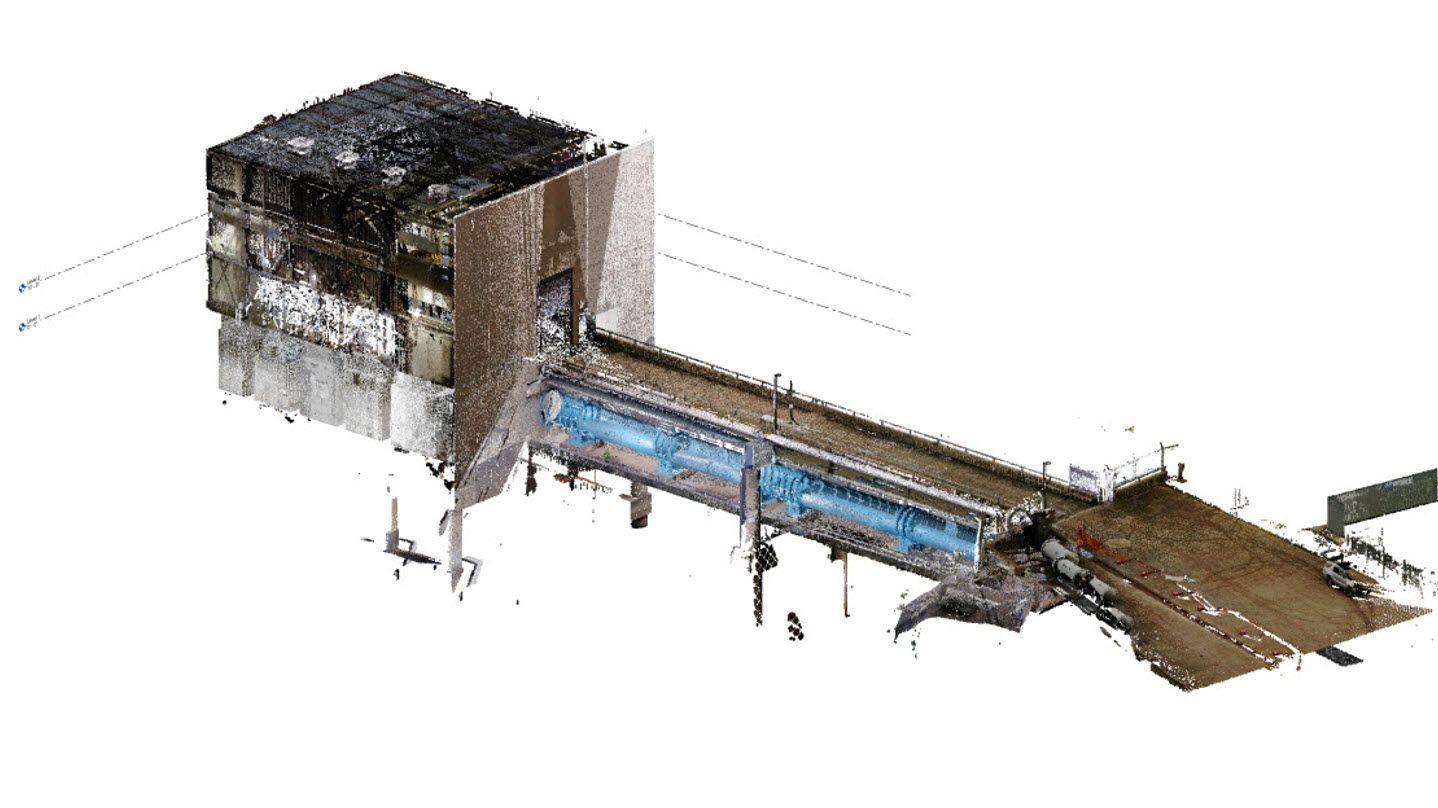 Water Treatment: Reality Capture, Laser Scanning, As-built Conditions, BIM Model Development, Digital Twin Assets