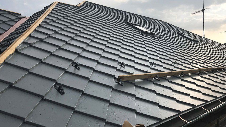 posa copertura edificio