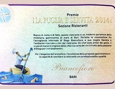 premio ristorante