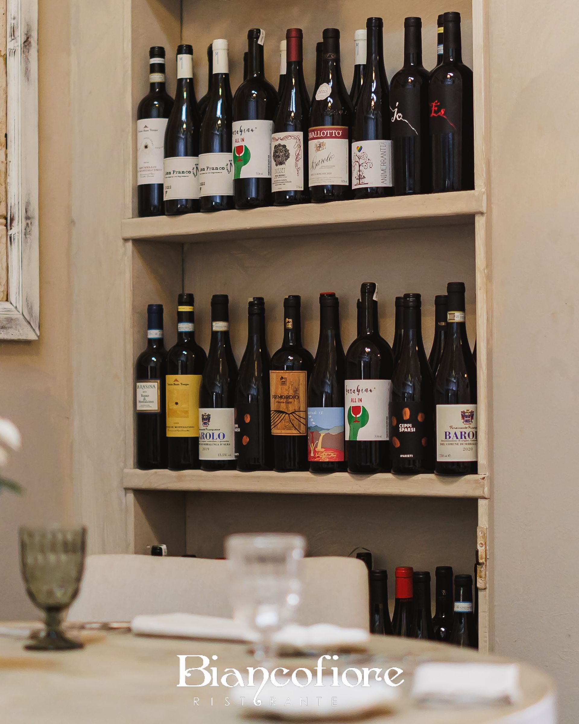 Selezione di vini naturali e biodinamici