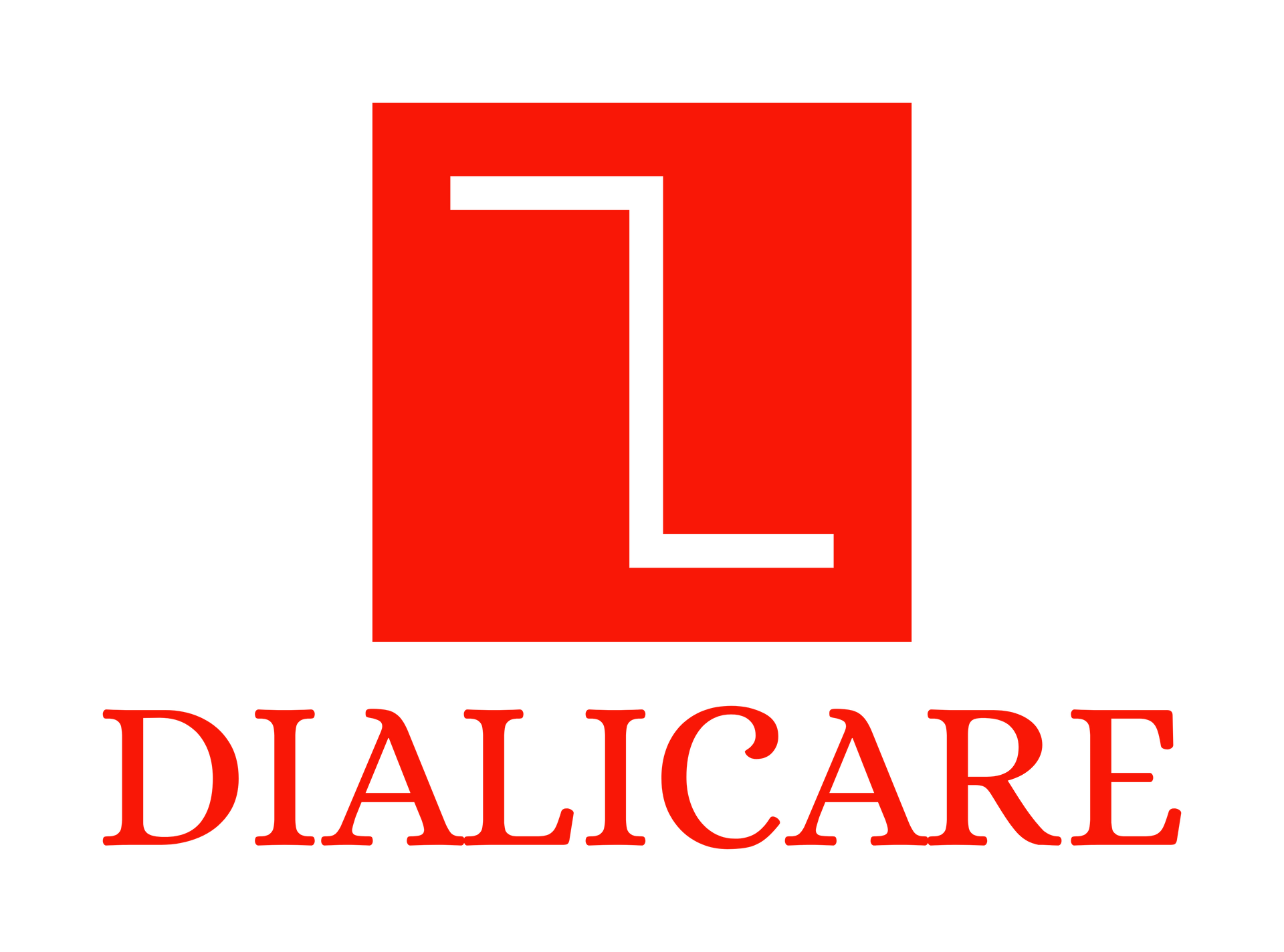 Un cuadrado rojo con la letra l y la palabra dialice.