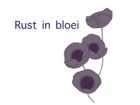 Logo rust in bloei