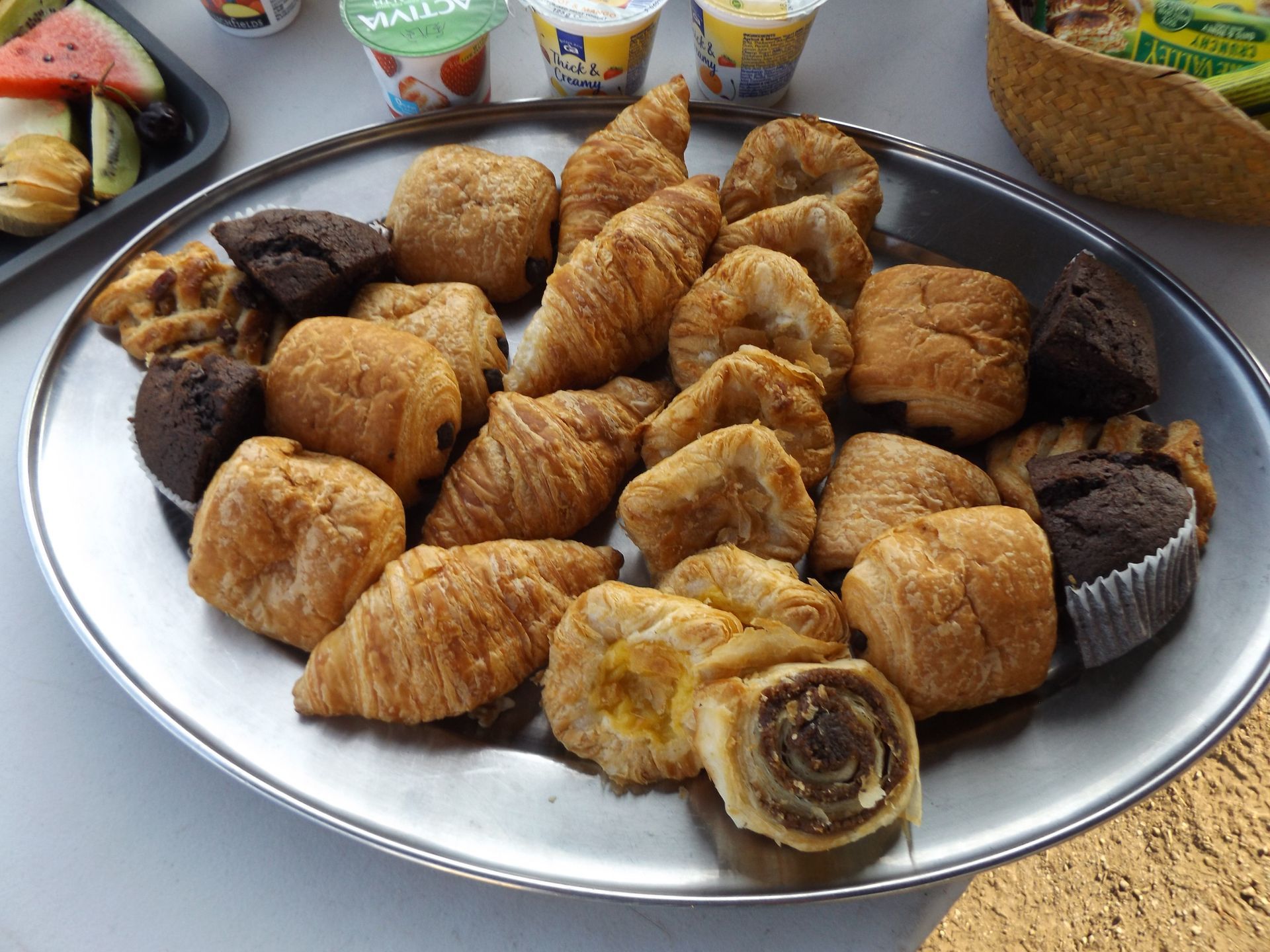 Breakfast tv film catering pastries