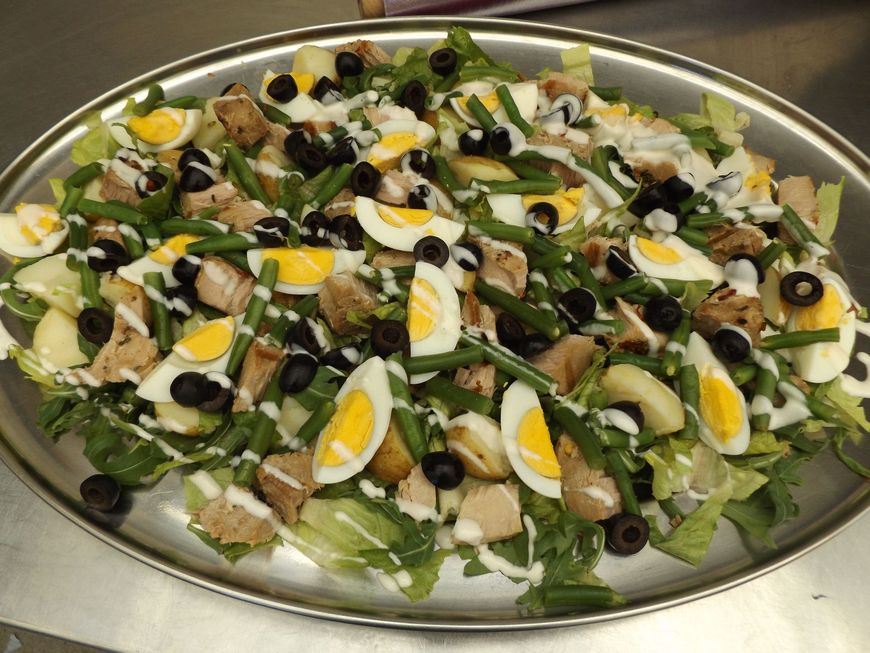 Traditional Catering tv film commercial lunch salad