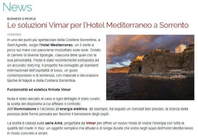 A news article titled 