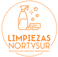 Logo Limpieza NortySur en naranja