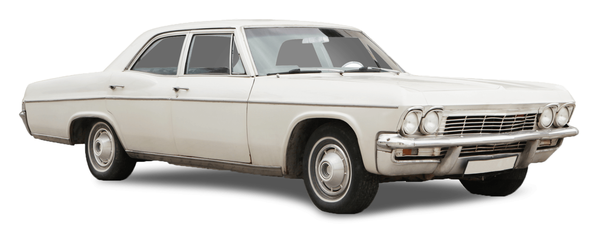 White Vintage Car — Brisbane, QLD — Rowdy’s Car Carriers