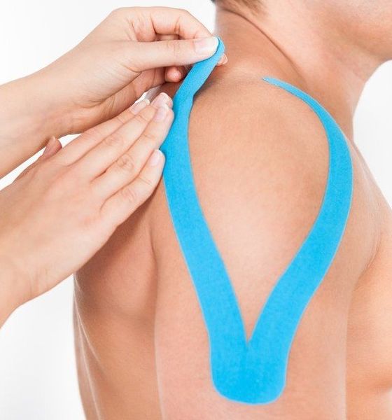 Kinesiology taping treatment
