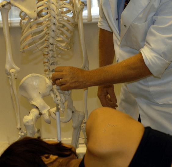 an osteopathic patient
