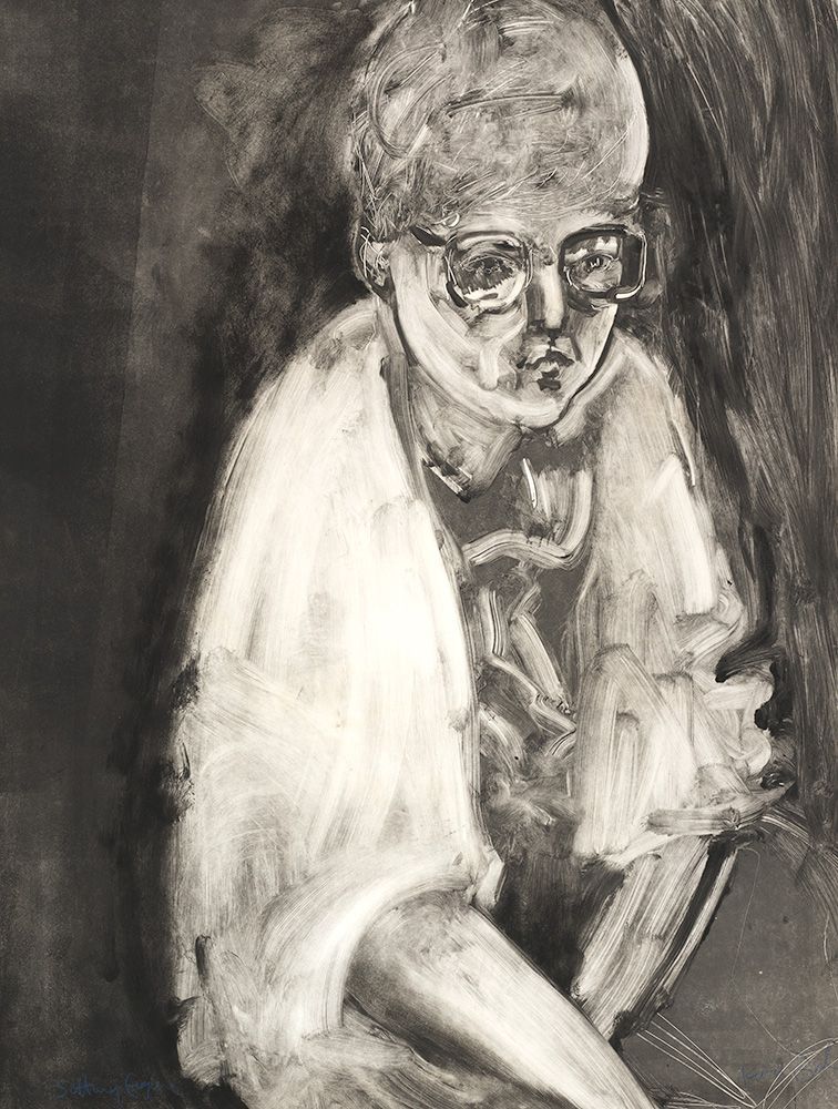 Sitting Figure Reading