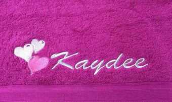 Towel Embroidery — Embroidery Services in Victory Heights, QLD