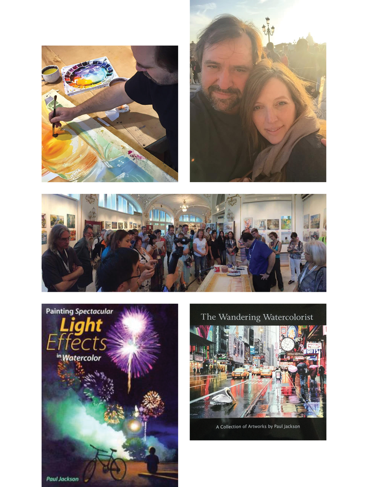 A Collage of Works & Workshops With Watercolor Artist Paul Jackson.