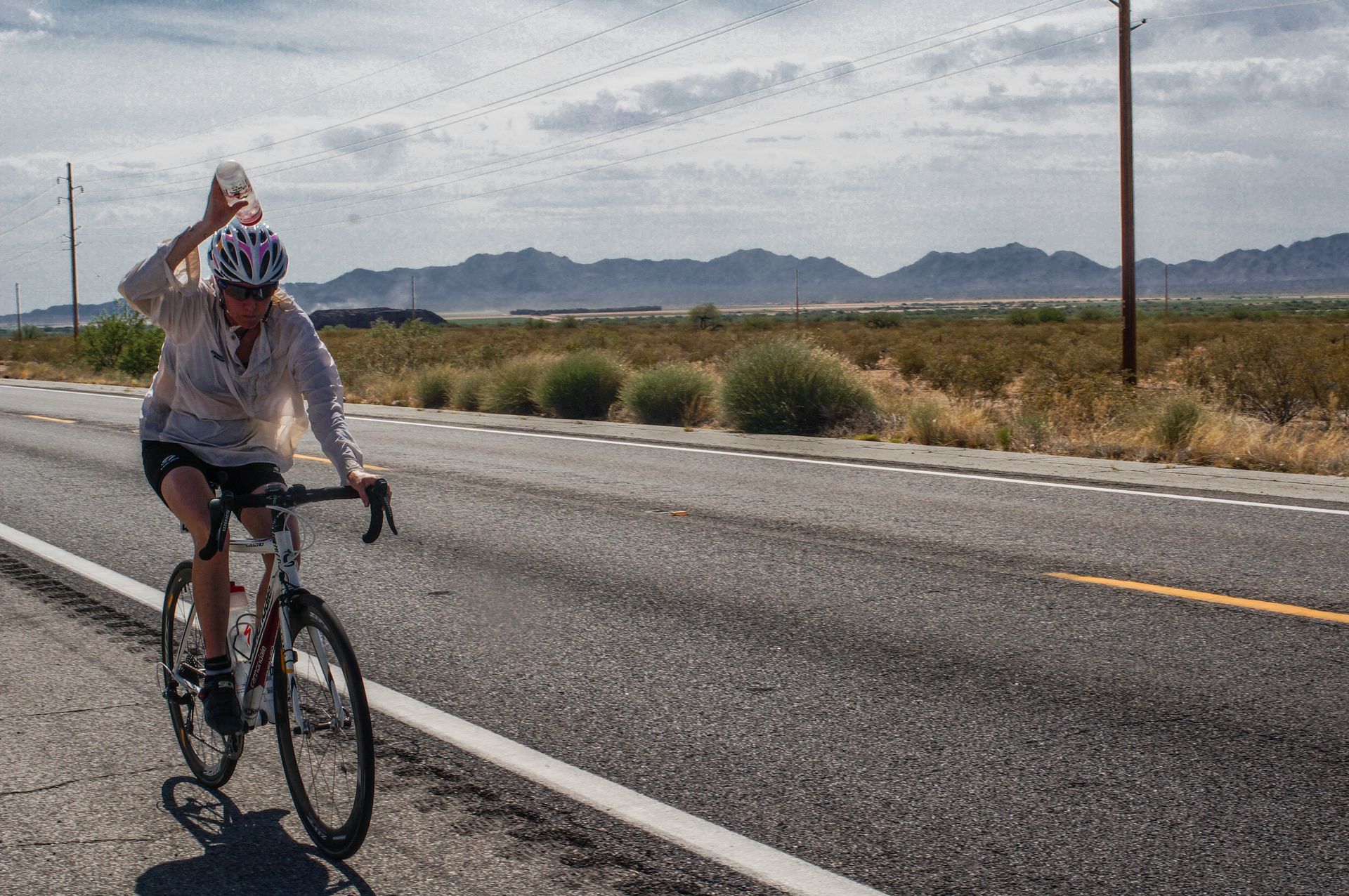 Just a bit hot out here.