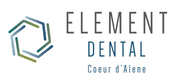 the logo for element dental coeur d' alene