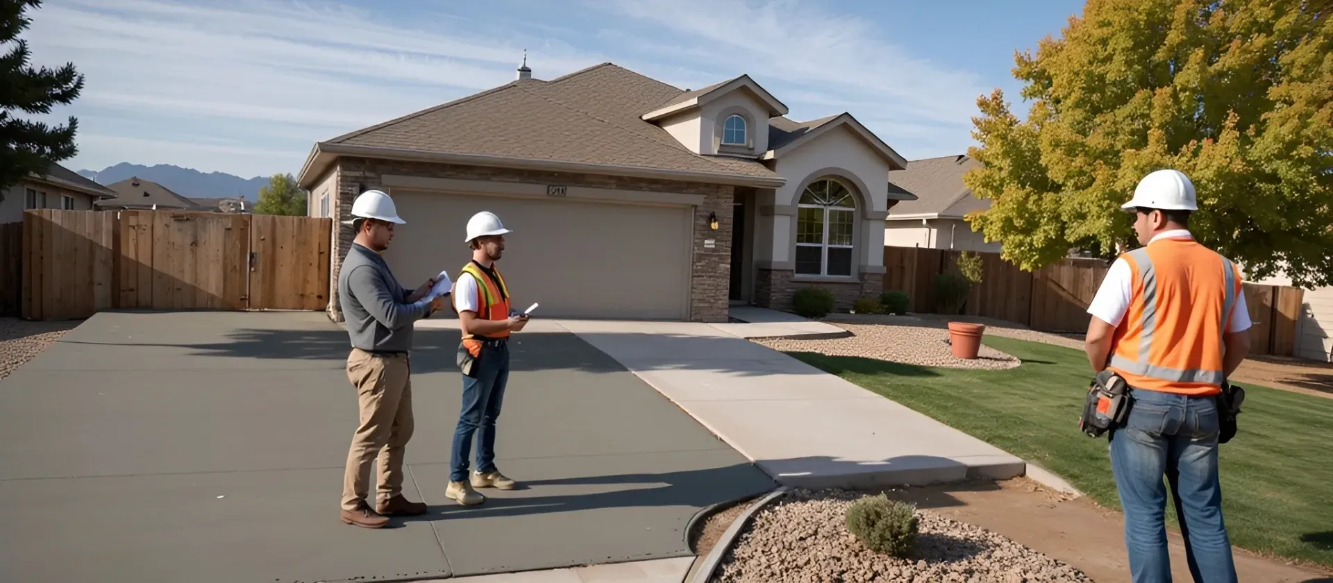 Denver concrete driveway contractor mistakes example